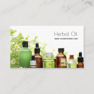 Växt- olja E-Shoppar Homeopathic platsvitaminer Visitkort
