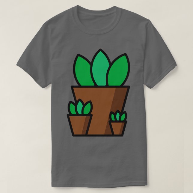 växt t shirt (Design framsida)