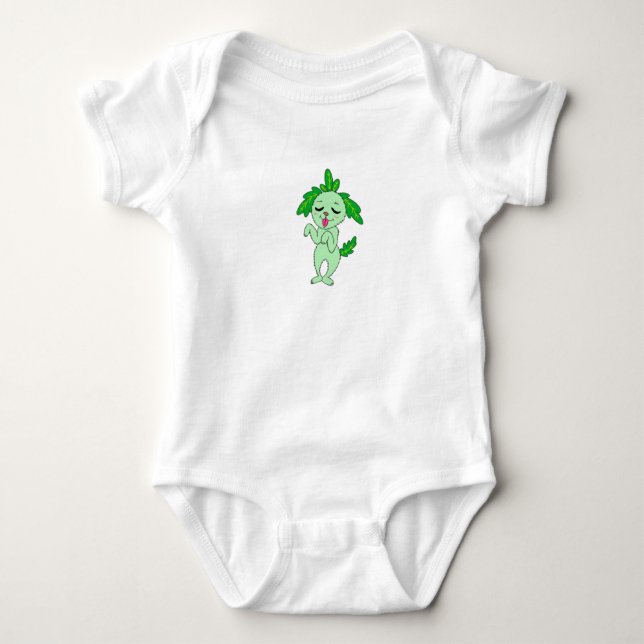 Växt Valp Baby Topp T Shirt (Framsida)
