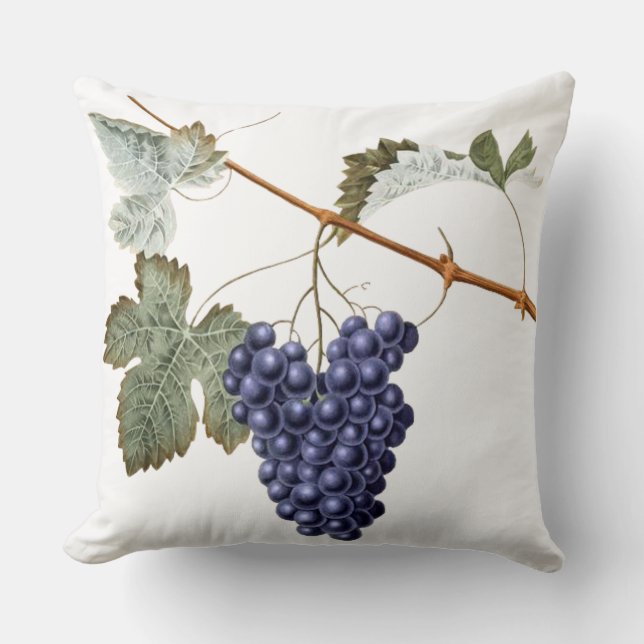 Växt Vinyard för lilor för löv för Kudde (Framsida)