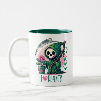 Växtälskande dödgrävaren kaffemugg