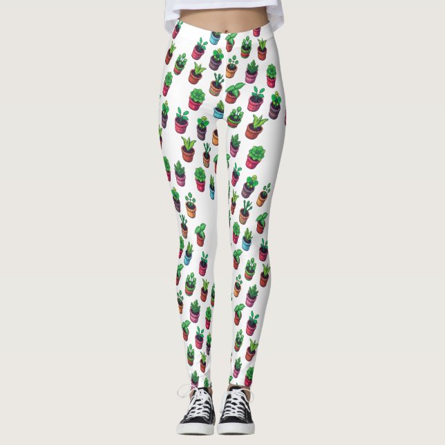 Växtälskares Byxor Liggings (Framsida)