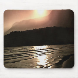 Växtanläggningens Färgad vid strändens landskap Musmatta