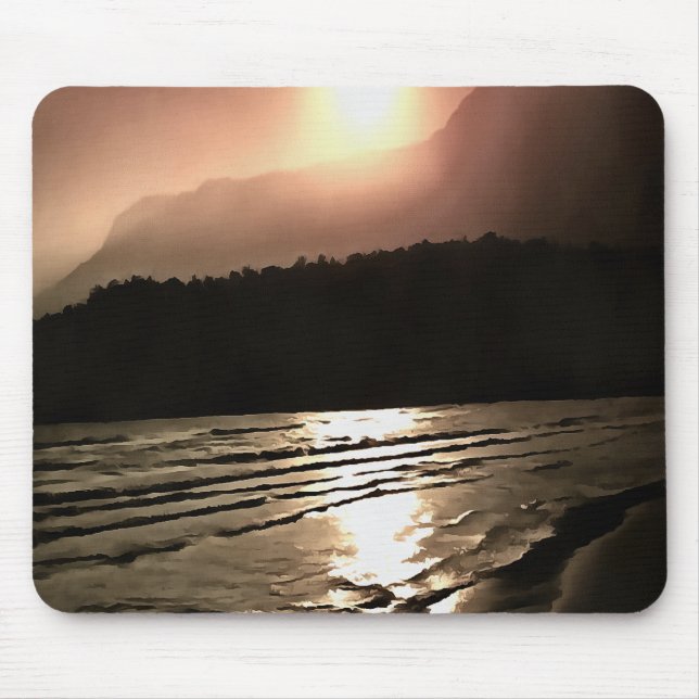 Växtanläggningens Färgad vid strändens landskap Musmatta (Framsidan)