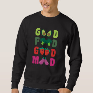 Växtbaserad Bra för livsmedel Mood Go Vegan World Lång Ärmad Tröja