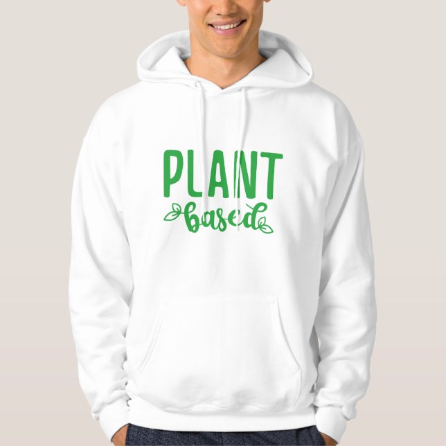 Växtbaserad Hoodie (Framsida)