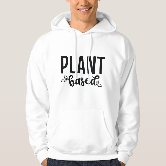 Växtbaserad Hoodie (Framsida)