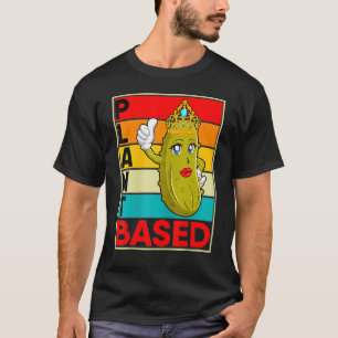 Växtbaserad mat Vegan Vegetable Pickle Queen Cucu T Shirt