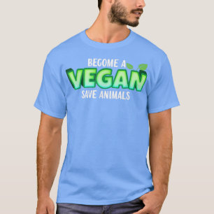 Växtbaserad Spara av husdjur Vegetarian Vegan T Shirt