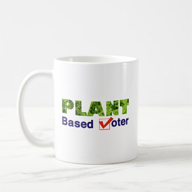 Växtbaserad väljare kaffemugg (Vänster)