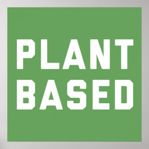 Växtbaserad Vegan-offert Poster