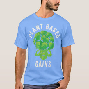 Växtbaserad vikt Gainer Vegan Vegetarian Fitness T Shirt
