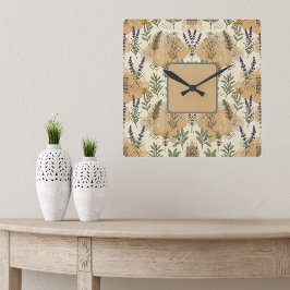 Växtbaserade Blommar Fyrkantig Klocka