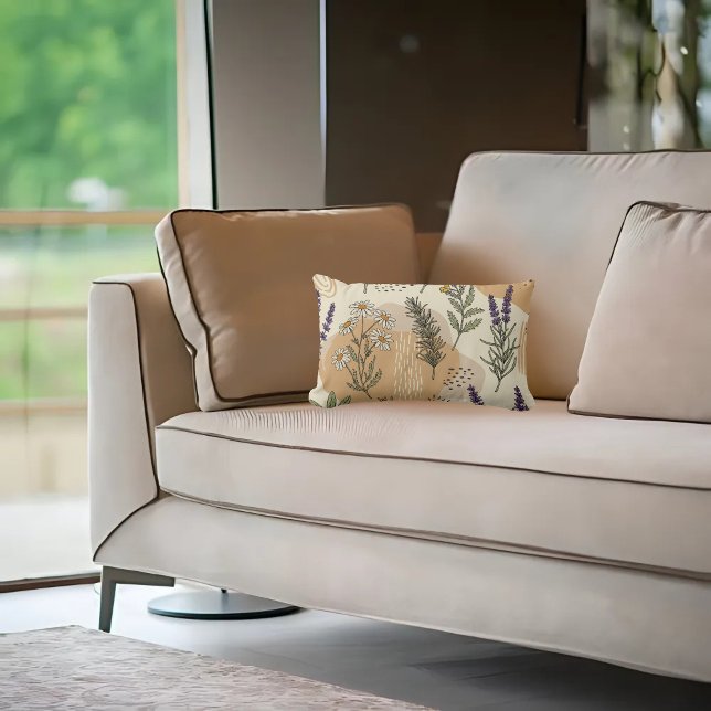 Växtbaserade Blommar Lumbarkudde (Skapare uppladdad)