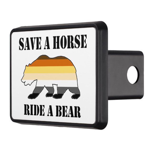 Växtbjörn Rädda en häst Ride Bear Skydd För Dragkrok (Vänster)