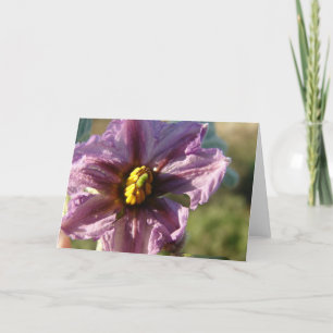 Växtblomma Kort