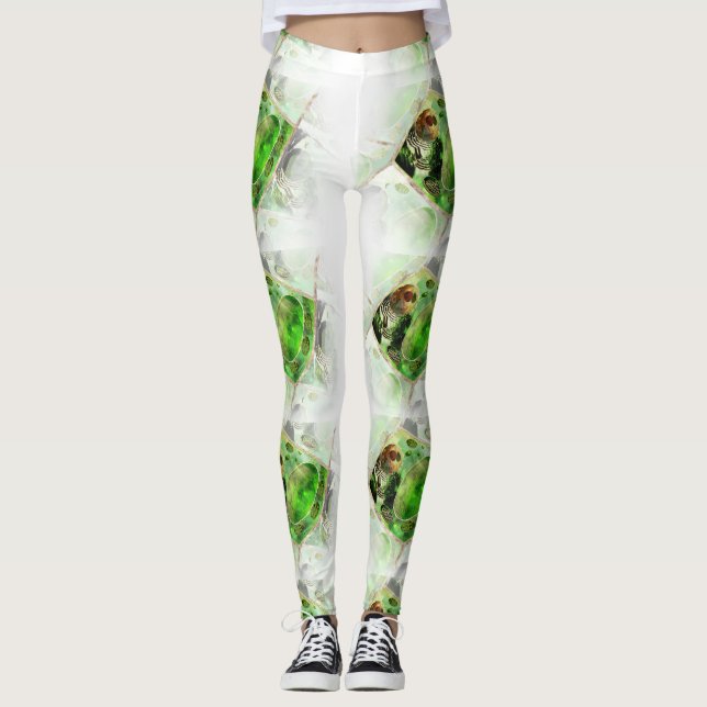 Växtcell Leggings (Framsida)