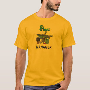 Växtchef för trädgårdsmästaren t-shirt
