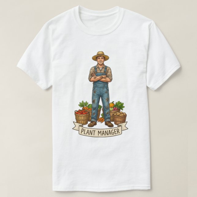 Växtchef  t shirt (Design framsida)