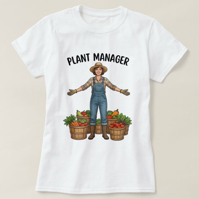 Växtchef  t shirt (Design framsida)