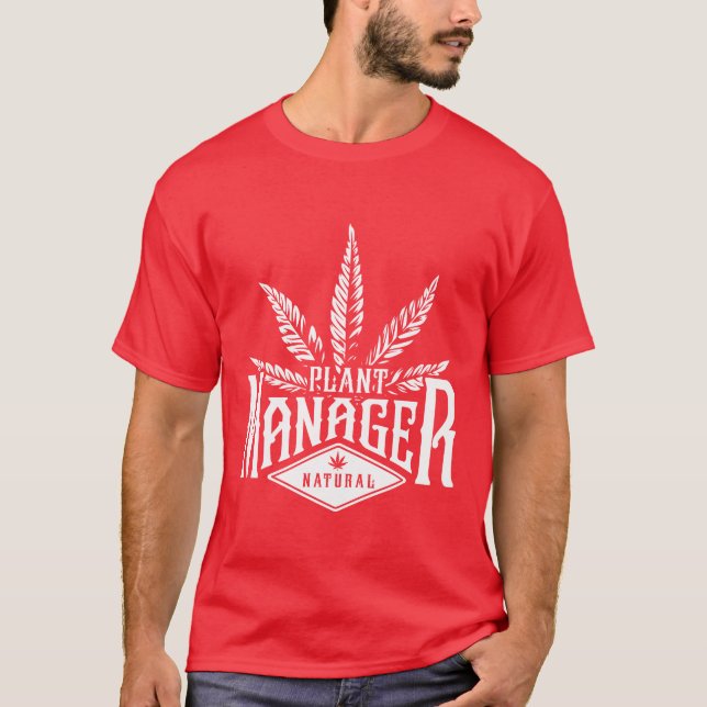 Växtchefpresent T Shirt (Framsida)