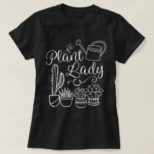 Växtdam Aesthetic Snygg Växtmamma T-shirt