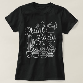 Växtdam Aesthetic Snygg Växtmamma T-shirt