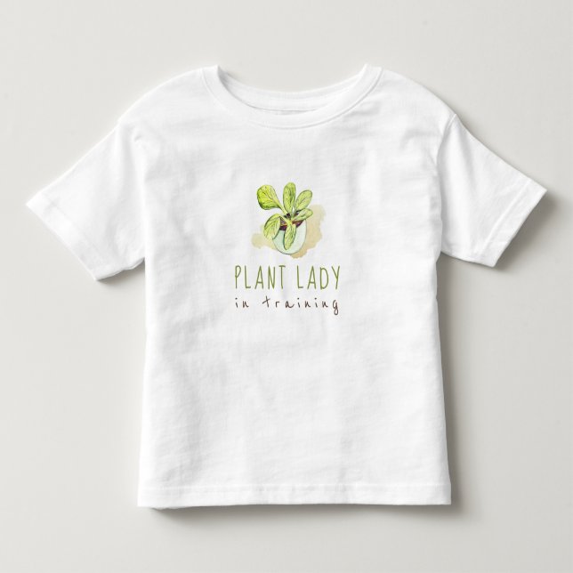 Växtdam i utbildning  T-shirt för småbarn (Framsida)
