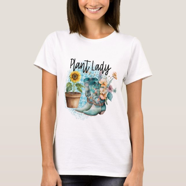 Växtdam T Shirt (Framsida)