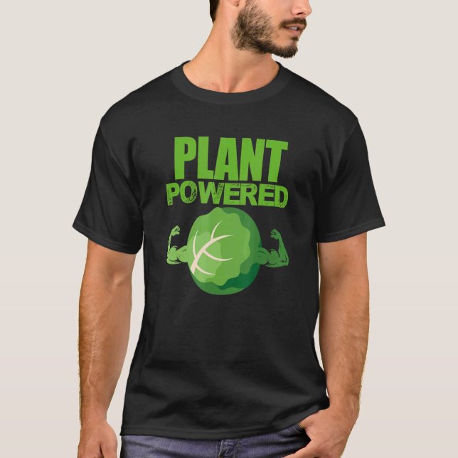 Växtdriven Vegan Vegetarian Vegetable Veganism T Shirt (Framsida)