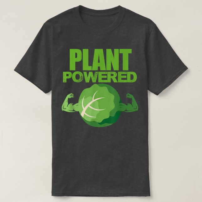 Växtdriven Vegan Vegetarian Vegetable Veganism T Shirt (Design framsida)