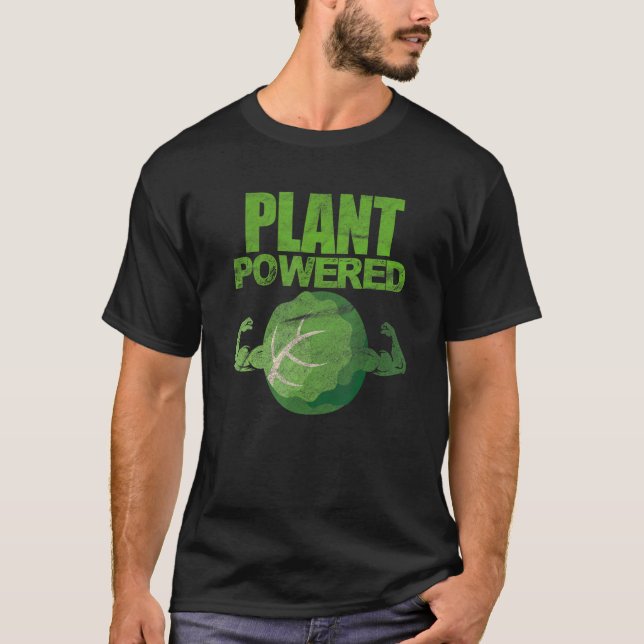 Växtdriven Vegan Vegetarian Vegetable Veganism T Shirt (Framsida)
