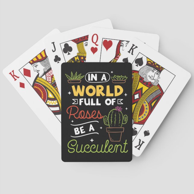 Växten Älskare är en självklar Casinokort (Baksidan)