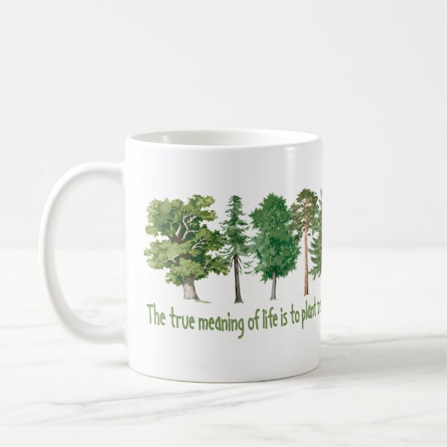 Växten Träd - Träd Älskare, Kramare Kaffemugg (Vänster)