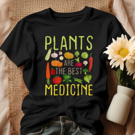 Växter är den bästa medicinska Coolan Vegan Vegeta T Shirt