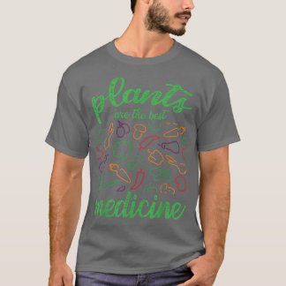 Växter är den bästa växtsortsdagen i Lycklig T Shirt