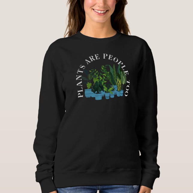 Växter är människor för växt t shirt (Framsida)