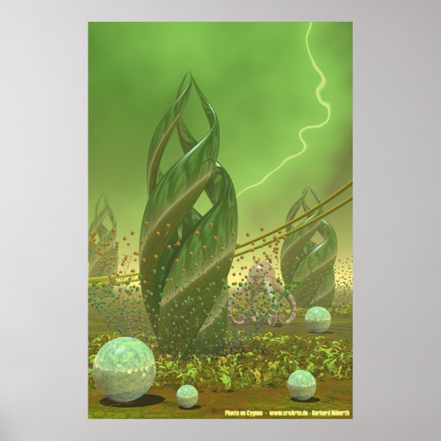 Växter av Cygnus IV Poster (Framsidan)