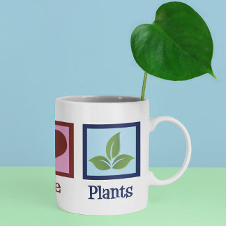 Växter för Nursery Peace Kärlek Kaffemugg