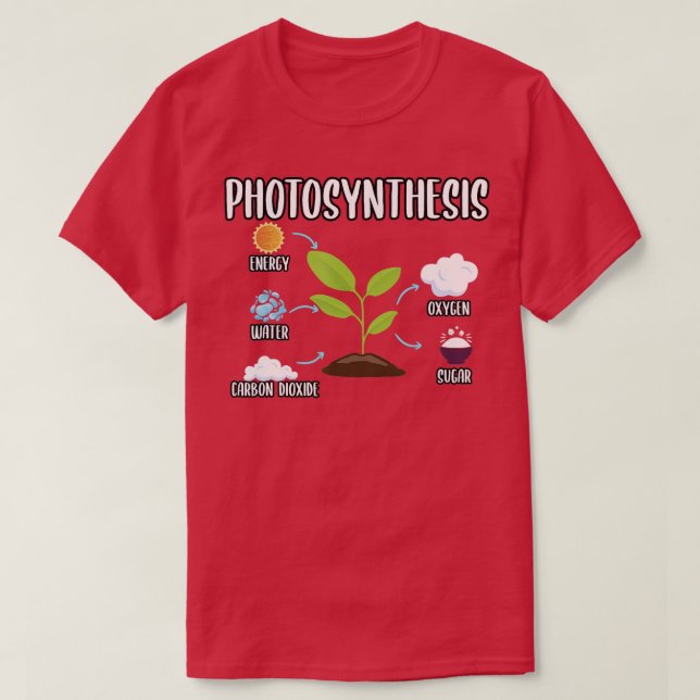  växter fotosyntes Houseplant Älskare T Shirt (Design framsida)