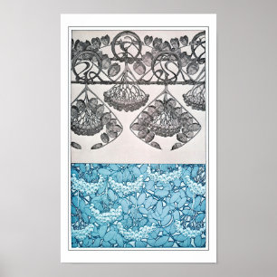 Växter från Art nouveau Stil, Mucha Poster