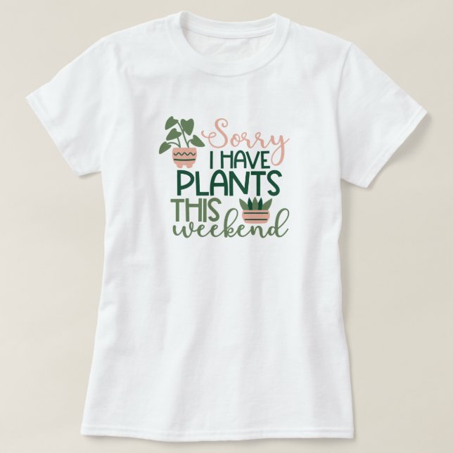 Växter Garden Nature T-Shirt (Design framsida)