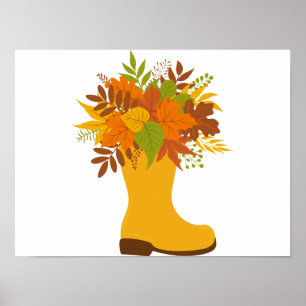 Växter i färg under jord i Boots Poster