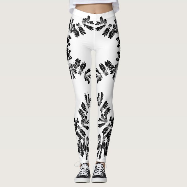 Växter i Silhouettes Leggings (Framsida)