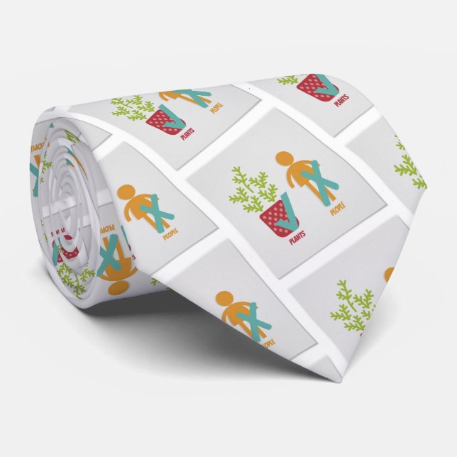 Växter Ja, folk Nej  Slips (Rullad)