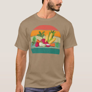 Växter, jordvegetariska grönsaker, vegetariska grö t shirt
