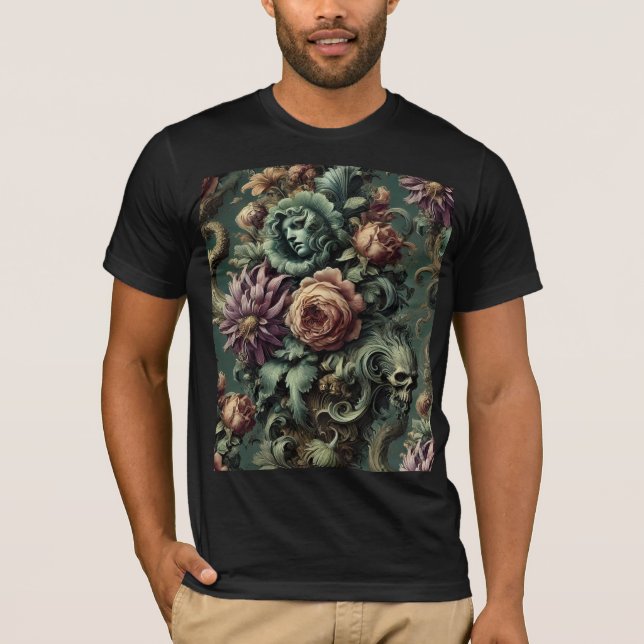 Växter och Pandemonium – gotisk konst för kläder T Shirt (Framsida)