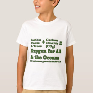 Växter och syremiljösanvisning t shirt