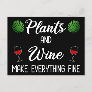 Växter och Vin gör allt i Bra Vykort