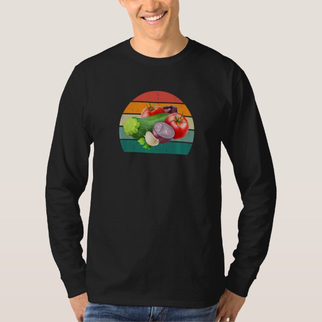 Växter odlar jordgrönsaker Vegan Vegetarian Veg T Shirt (Framsida)